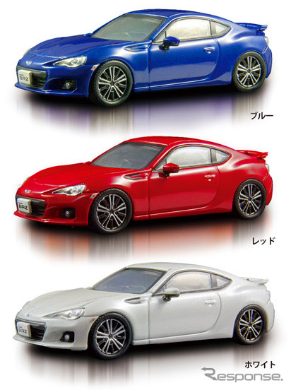 1/64スケールスバル BRZ ミニカーコレクション