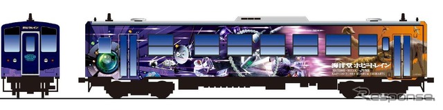 JR四国、海洋堂ホビートレインの外観をリニューアル