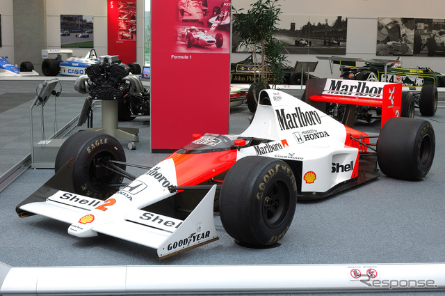 1989年のマクラーレンMP4/5・ホンダ。この年からF1は全車NAエンジンとなった。写真：MOBILITY LAND