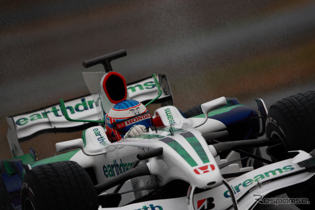 2008年のホンダは低迷、このシーズン限りで第3期参戦にピリオドを打った。写真:Honda