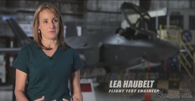 F-35のAOAテスト(動画キャプチャ)