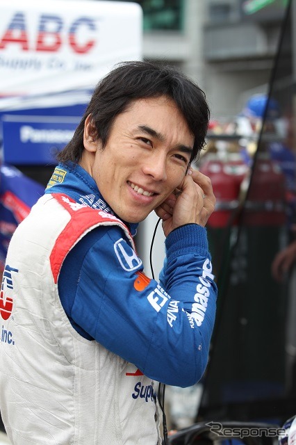 インディ500に参戦中の佐藤琢磨選手