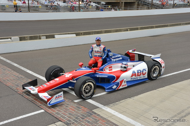 インディ500、佐藤琢磨は予選18位。写真:IndyCar