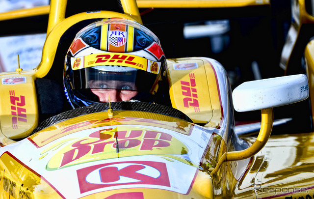 昨年のシリーズチャンピオン、ライアン・ハンターレイは予選7位。写真:IndyCar