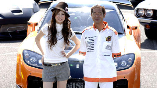 『ワイルド・スピードX3 TOKYO DRIFT』ドリフト・デモンストレーション&北川景子、土屋圭市記者会見メイン