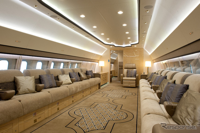 BBJ 3ビジネスジェットの内装