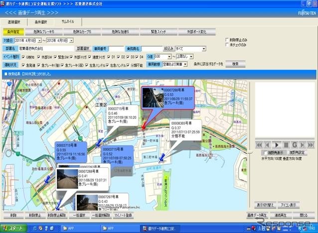 富士通テン・業務用ドライブレコーダー DRD-4020