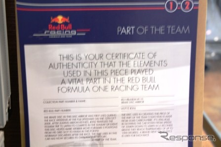 レッドブルF1　ディスクミラー