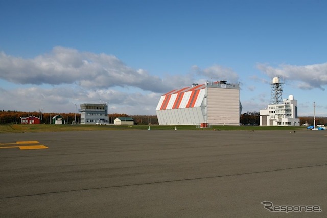 大樹航空宇宙実験場の施設全景。