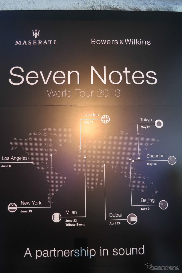 表参道Rギャラリーで行われた「Seven Notes」イベントの様子