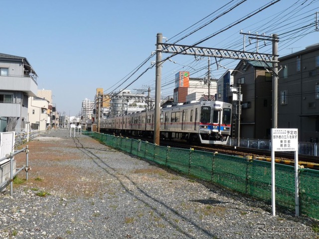 四ツ木～青砥間の連立事業は引き続き用地買収を推進する。
