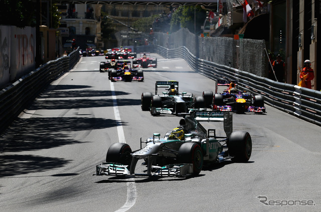 ロズベルグ(メルセデスベンツAMG、 2013年 F1 モナコGP)