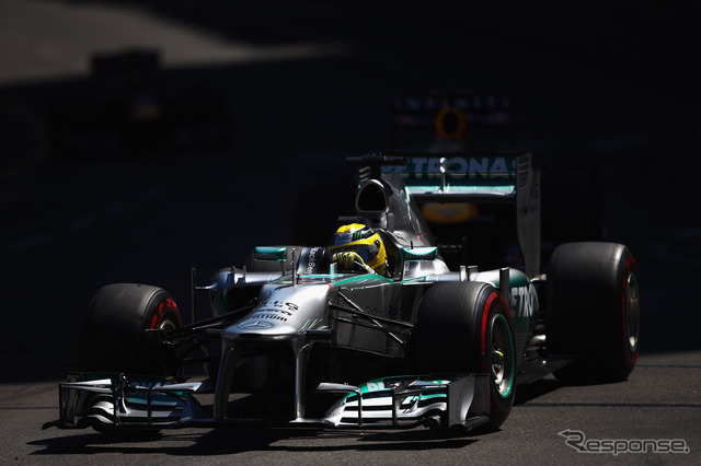 ロズベルグ(メルセデスベンツAMG、 2013年 F1 モナコGP)