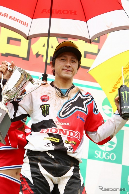 成田亮選手(全日本MX第4戦)