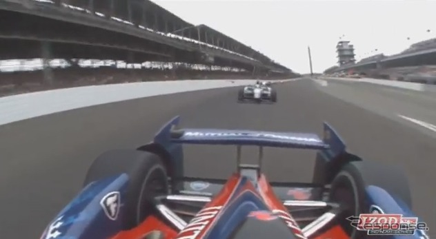 マルコ・アンドレッティの車載カメラの映像(動画キャプチャ)