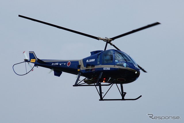 関東地方としては初の展示飛行を行った練習用ヘリコプター「TH-480B」、現在は教官パイロットに対しての習熟が進められている。