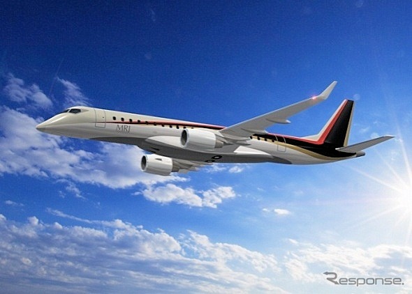 三菱航空機の国産小型ジェット旅客機「MRJ」の開発にもJAXAは関わっている。