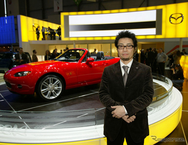 【ジュネーブモーターショー05】マツダ ロードスター …デザイナー中牟田氏