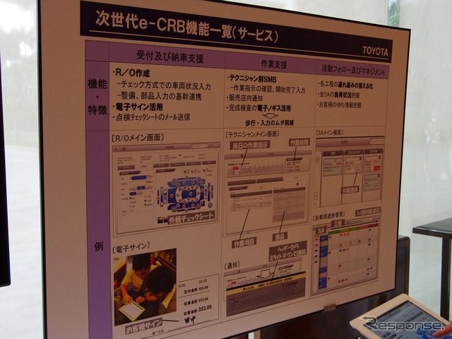【次世代 中国トヨタ 2013】サービス部門にもタブレット導入、品質向上と作業の効率化を両立