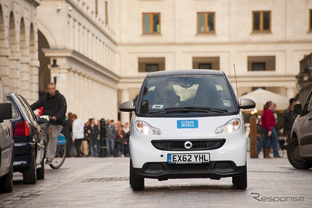 英国ロンドンに進出するスマートのカーシェアリング、car2go