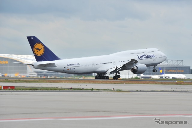 ルフトハンザドイツ航空の747-8