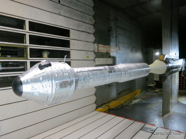 CST-100スケールモデルの風洞実験