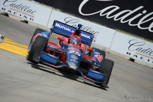 前戦終了時のポイント首位マルコ・アンドレッティは、レース1決勝20位。写真:IndyCar