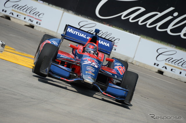 前戦終了時のポイント首位マルコ・アンドレッティは、レース1決勝20位。写真：IndyCar