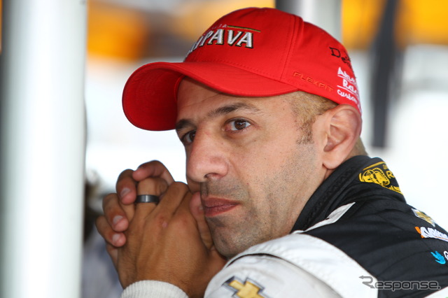 インディ500優勝のトニー・カナーンは、ベル・アイルのレース1では13位。写真:IndyCar