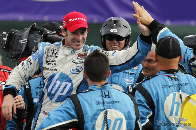 レース2の優勝はパジェノー。写真:HONDA