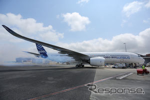 A350に搭載したロールスロイスのトレントXWBエンジンが始動