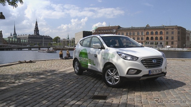 ヒュンダイがデンマーク・コペンハーゲン市に納車した燃料電池車、ix35フューエルセル
