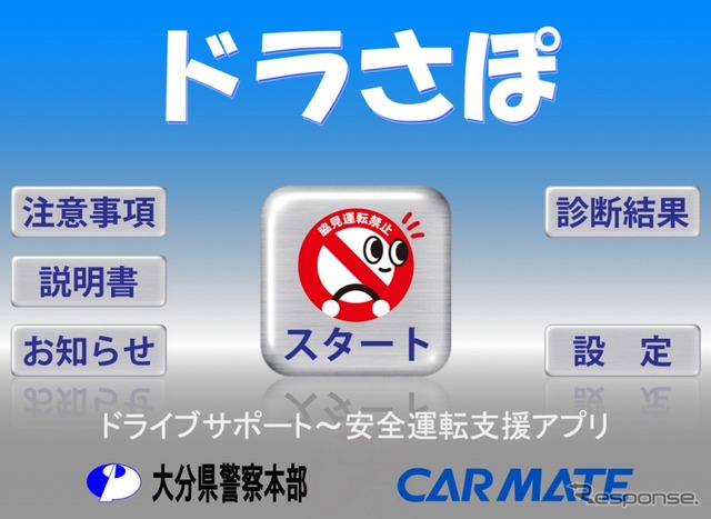 カーメイト・交通安全教育アプリ「ドラさぽ」