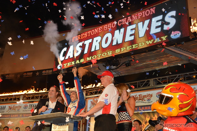 今季初優勝のカストロネベス。写真：IndyCar