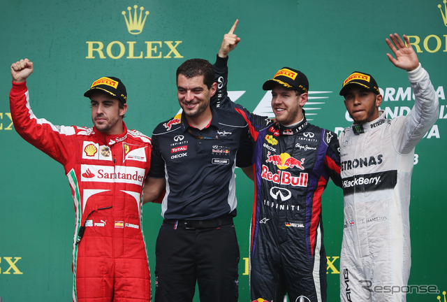 優勝のベッテル（F1 カナダGP）