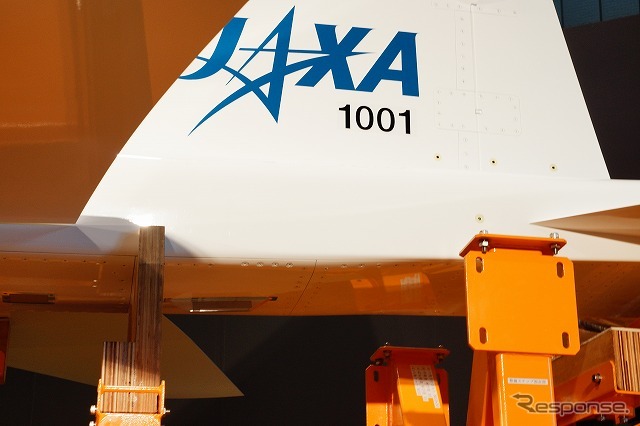 宇宙航空研究開発機構(JAXA)が超音速機のソニックブーム低減実験「D-SENDプロジェクト」で使用する試験用の機体、S3CM(S-cube Concept Mogel)