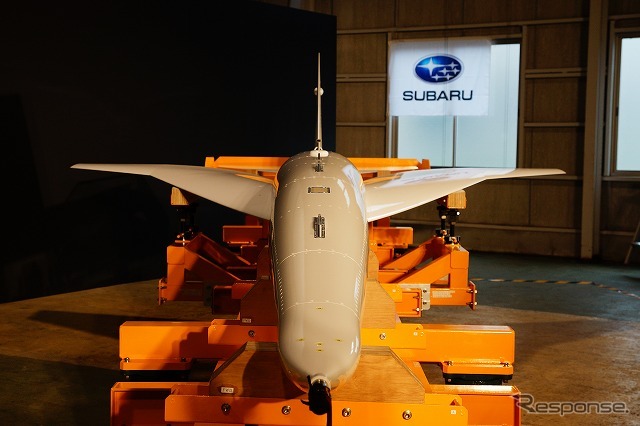 宇宙航空研究開発機構(JAXA)が超音速機のソニックブーム低減実験「D-SENDプロジェクト」で使用する試験用の機体、S3CM(S-cube Concept Mogel)