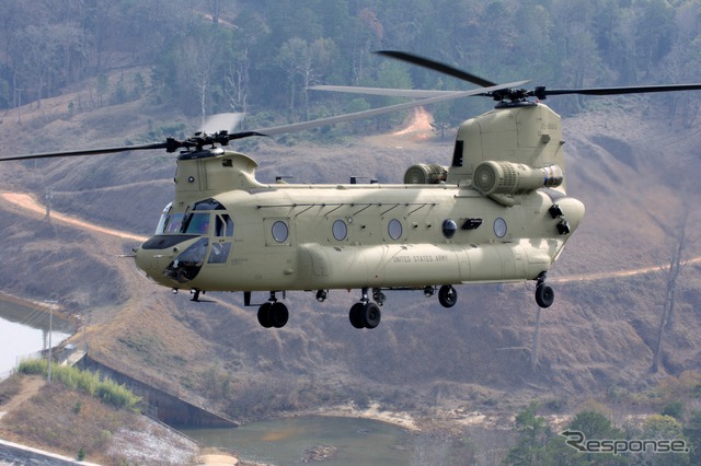 177CH-47Fチヌーク・ヘリコプター