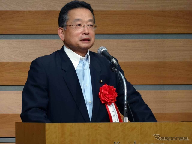 自民党・山本有二氏が挨拶