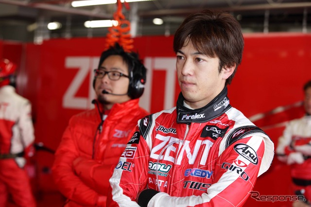 GT500クラス予選2位、セルモSC430の立川祐路。写真:TOYOTA(第2戦にて)