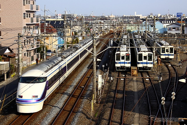 東武野田線 8000系(右)