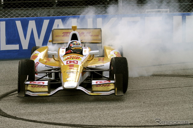 今季2勝目をマークしたハンターレイ。写真:IndyCar