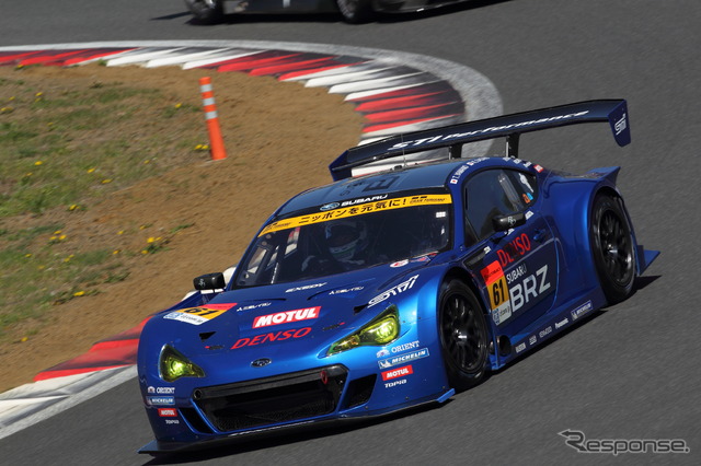 #61スバルBRZは第3戦セパンで決勝4位。写真:SUBARU/STI(第2戦)