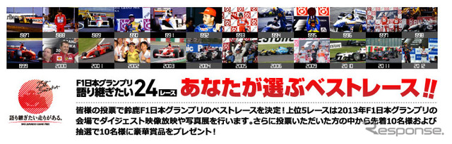 F1日本グランプリ 語り継ぎたい24レース