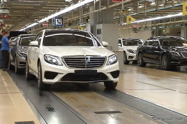 新型メルセデスベンツ SクラスのS63 AMG