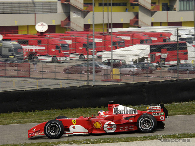 フェラーリ・バリケロ、F2005 初体験