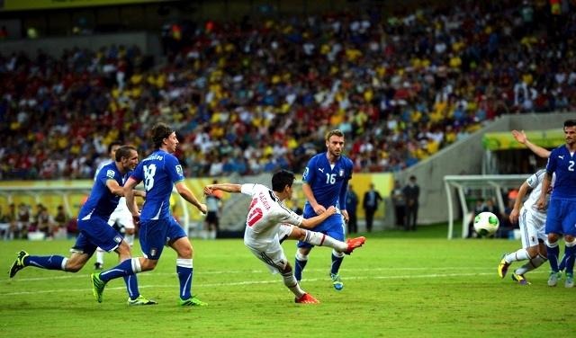 コンフェデレーションズ杯、日本3-イタリア4(6月19日)