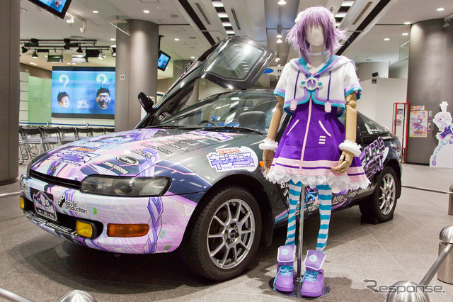 アニメ「超次元ゲイム ネプテューヌ」の公式痛車はなんと トヨタ セラ