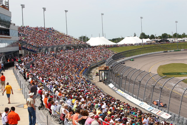 アイオワ戦を終え、インディカー・シリーズは今季前半の日程を終了したことになる。写真:IndyCar