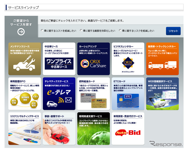 オリックス自動車・コーポレートサイト